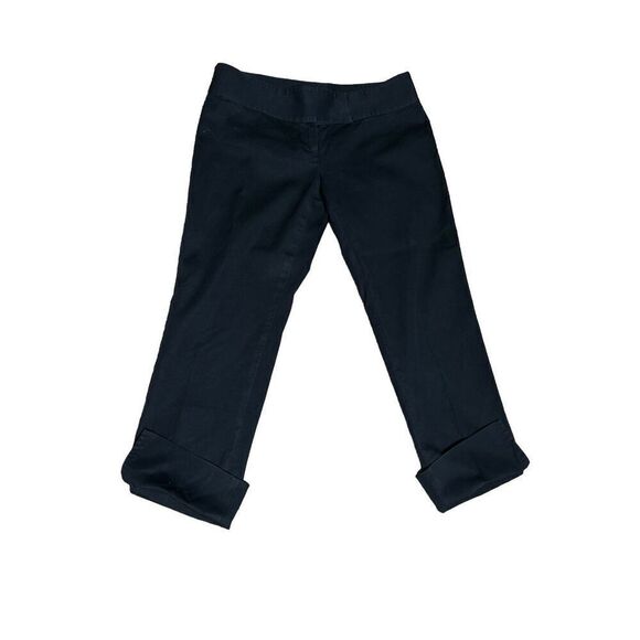 Cynthia Steffe Black Cropped Pants  Capris Size 2 - Picture 1 of 4
